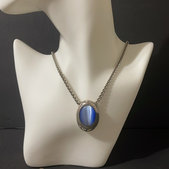 SILVER FOXTAIL CHAIN WITH 4 PENDANTS BUNDLE - Picture 4 of 11